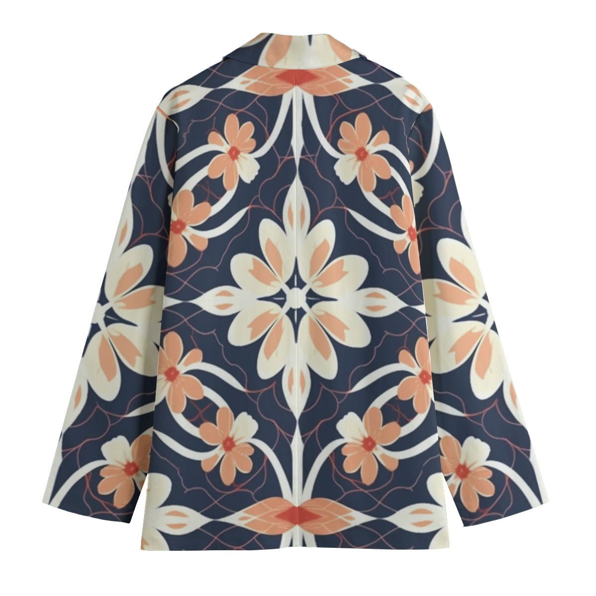 Floral Print Flower All-Over Print Women's Leisure Blazer