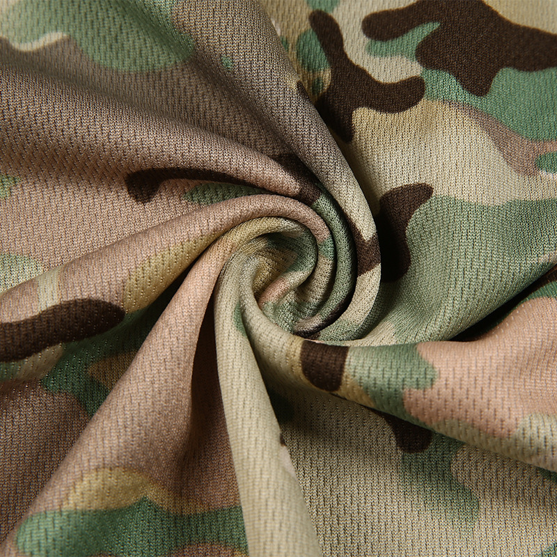 Camouflage Short-sleeved Men's Summer Quick-drying Sports T-shirt Outdoor Physical Fitness