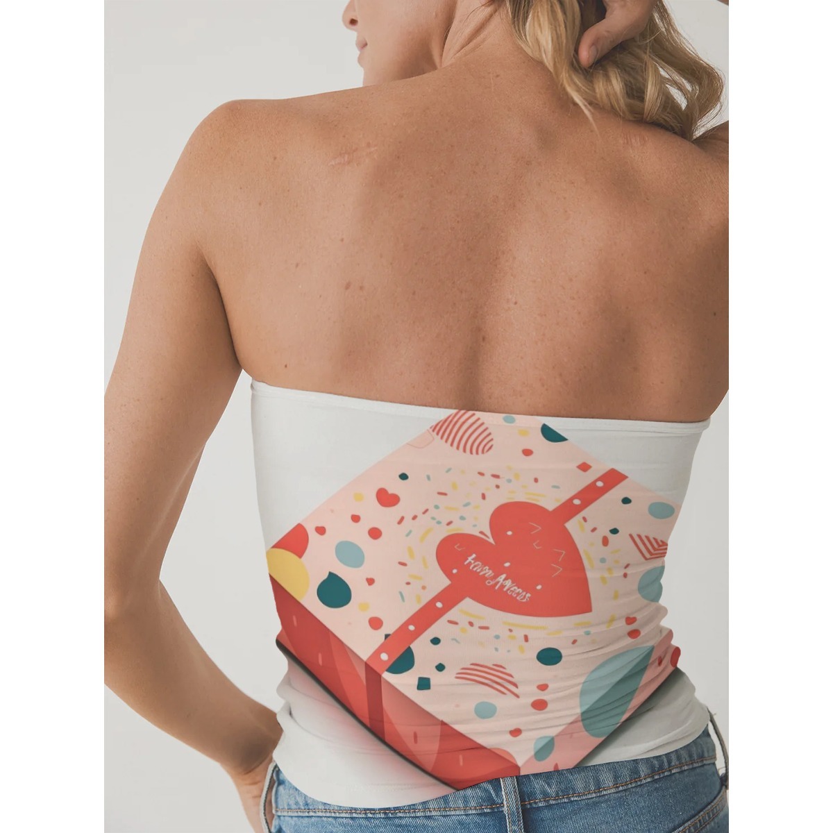 Comfort Meets Style Strapless Double-Layer Top