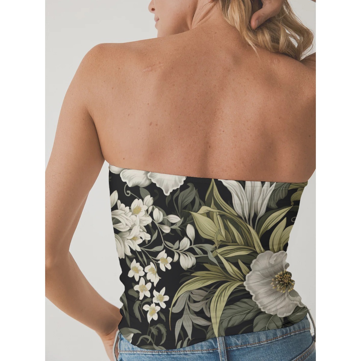 Curve-Hugging Double-Layer Women's Fashion Tube Top