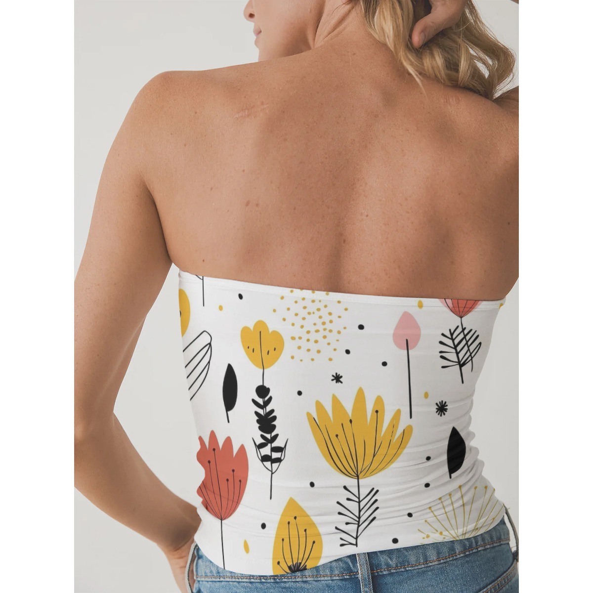 Luxury Comfort Double-Layer Off-Shoulder Tube Top