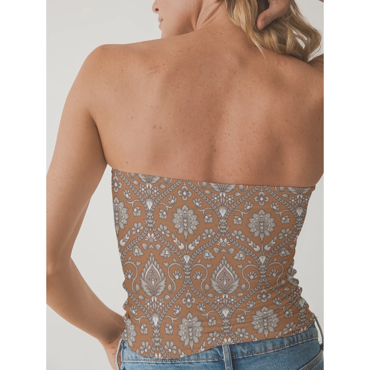 Stylish Fit Double-Layer Women's Strapless Tube Top