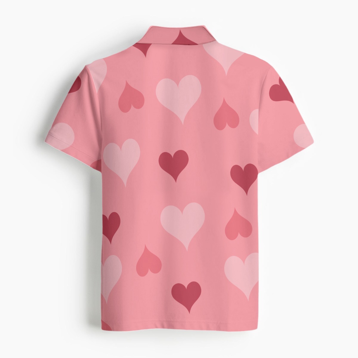 Breathable All-Over Print Polo Collar Jersey for Stylish Men