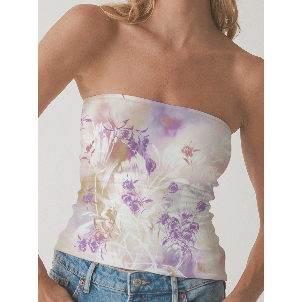 SoftForm Double-Layer Off-The-Shoulder Women's Top