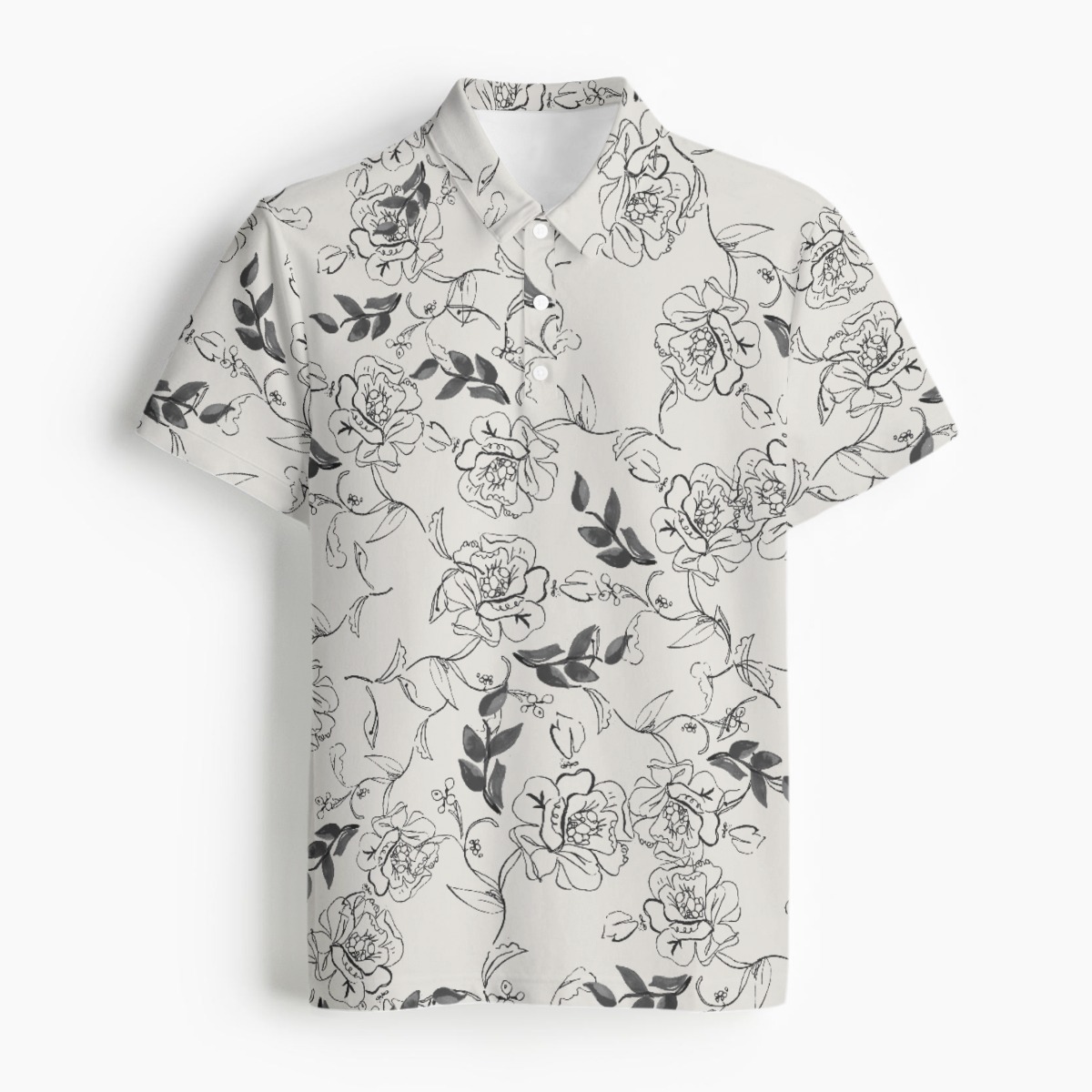 All-Season Men's Polo Shirt with Superior Stretch Fabric