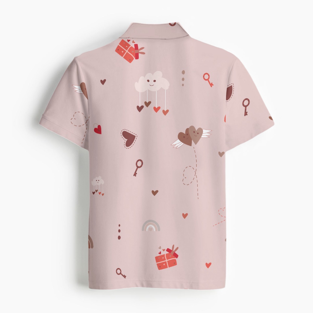 Fashion Meets Function Men's Polo with Classic 3-Button Look