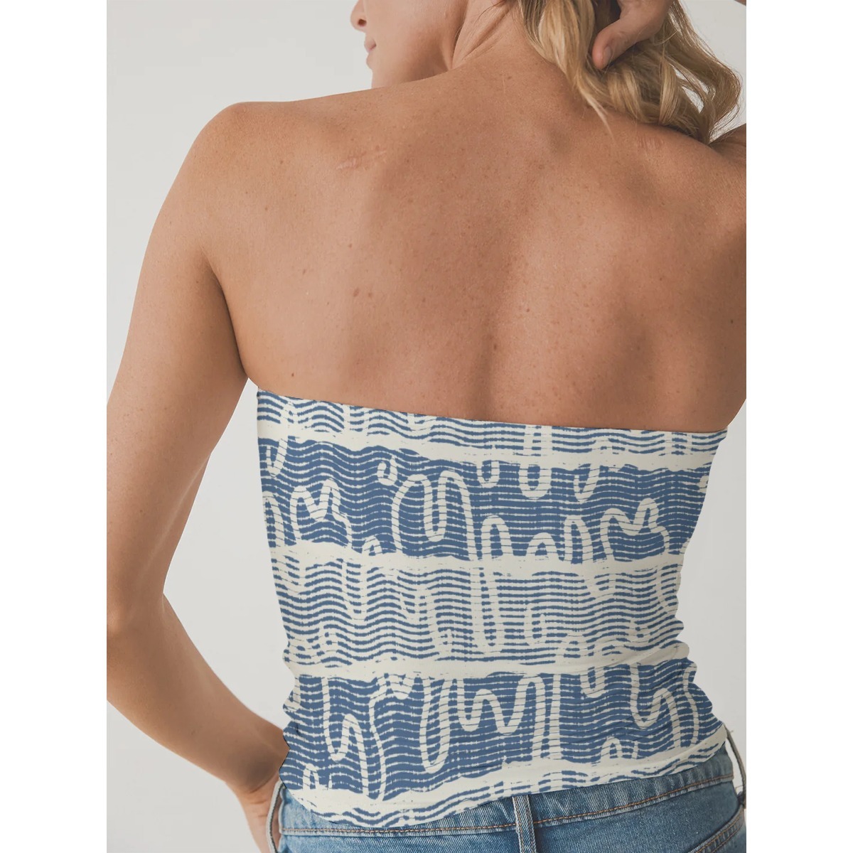Fashion Meets Comfort Double-Layer Women's Tube Top