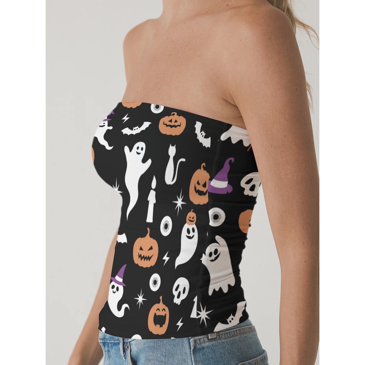 High-Stretch Double-Layer Fashionable Women's Bandeau Top
