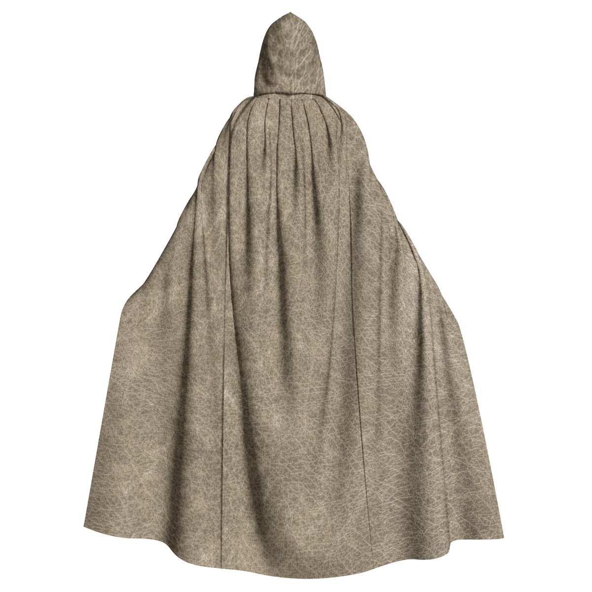 Microfiber Unisex Hooded Cloak with Bold Print and Naturally Flowing Hem
