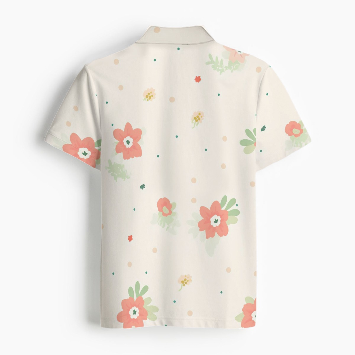 Versatile Polo Collar Shirt for Men's Everyday Comfort