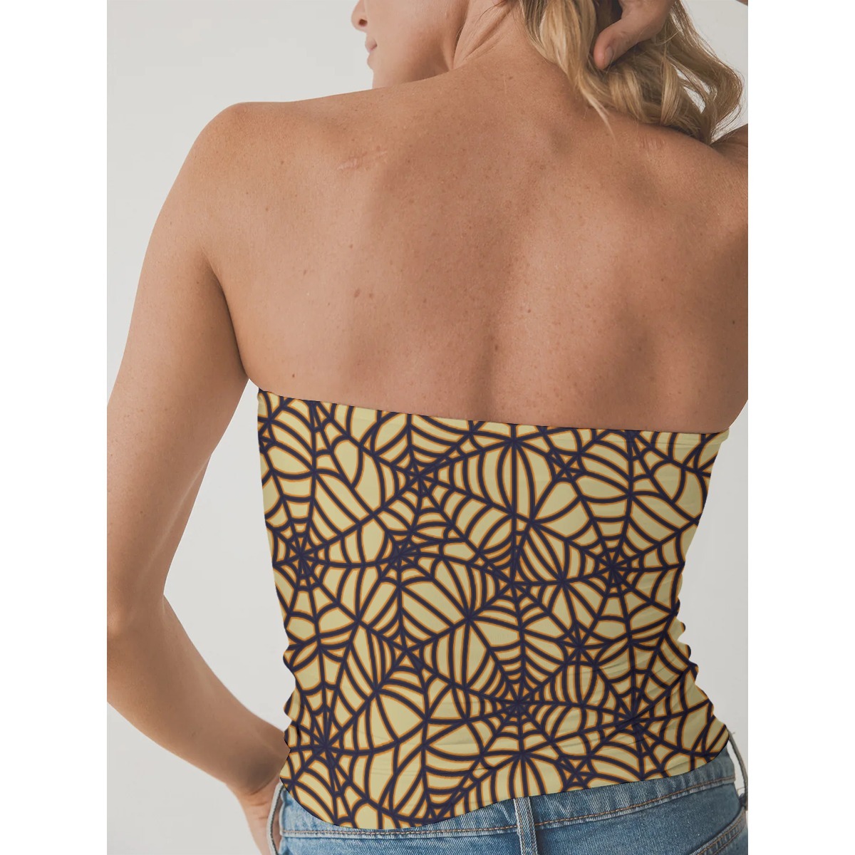 High-Stretch Chic Double-Layer Off-The-Shoulder Top