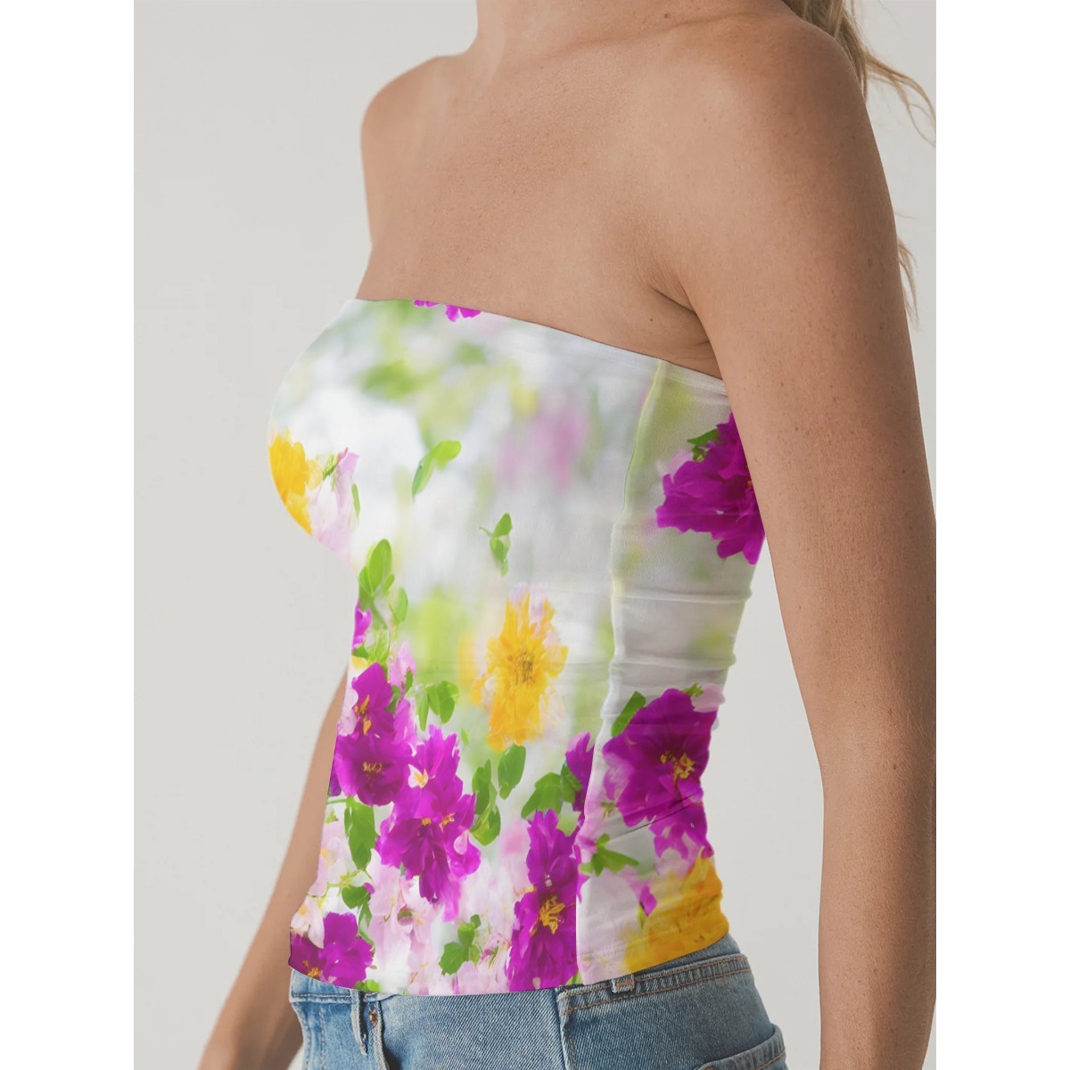 High-Stretch Comfort Double-Layer Women's Tube Top