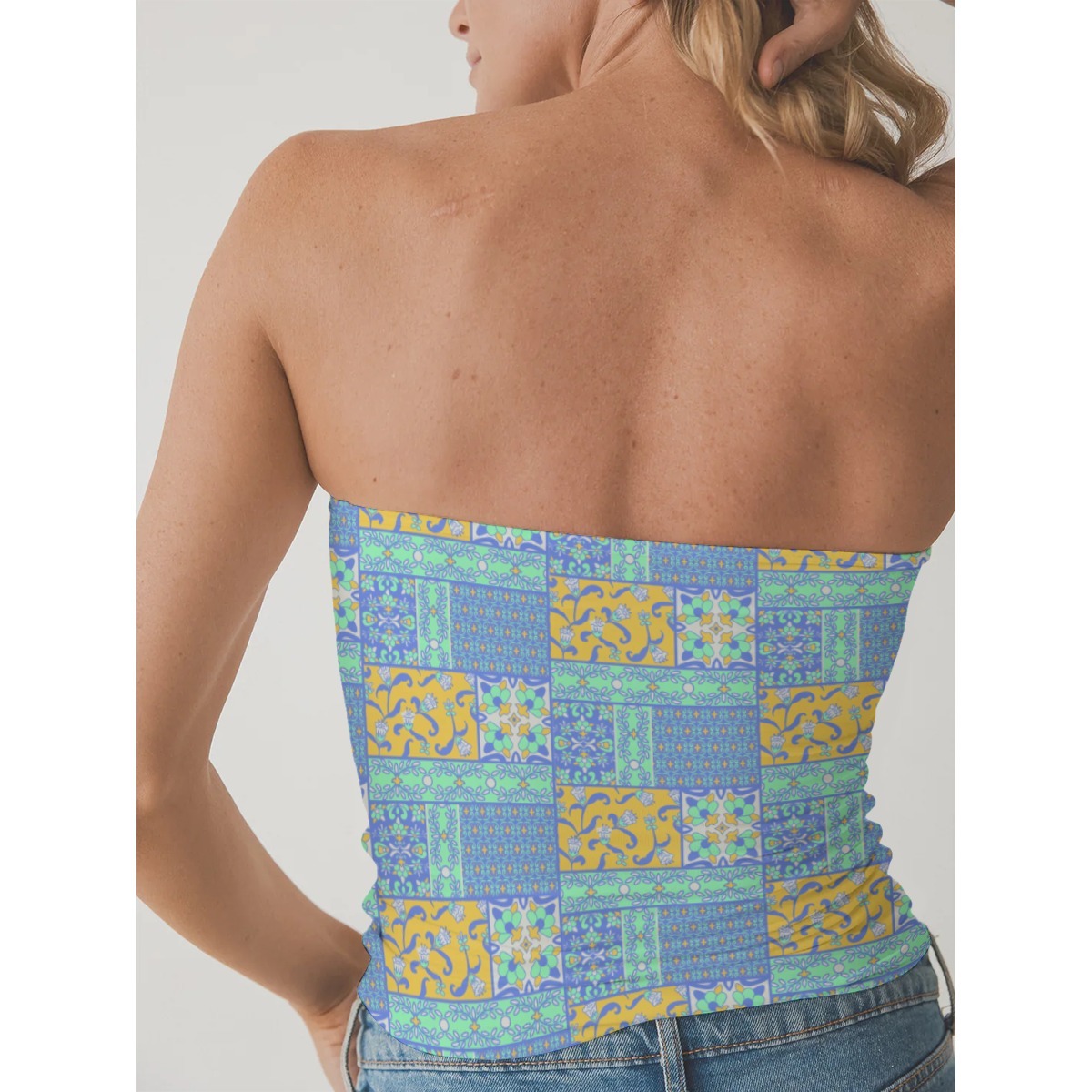 Soft-Touch Double-Layer Women's Fashion Tube Top