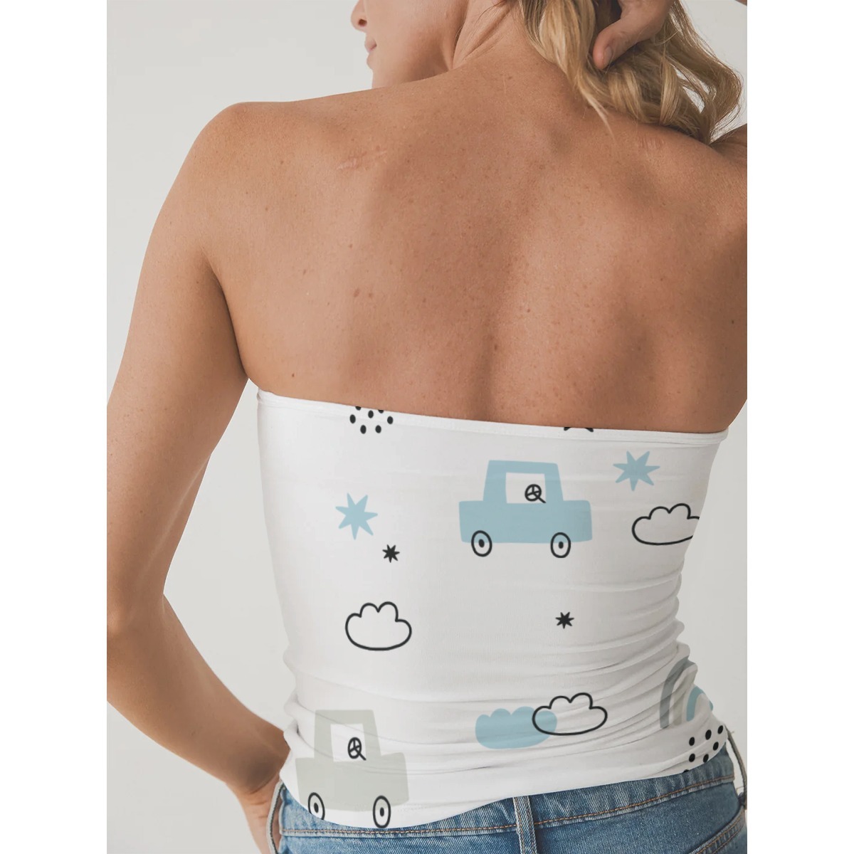 Stylish and Supportive Off-Shoulder Women's Top
