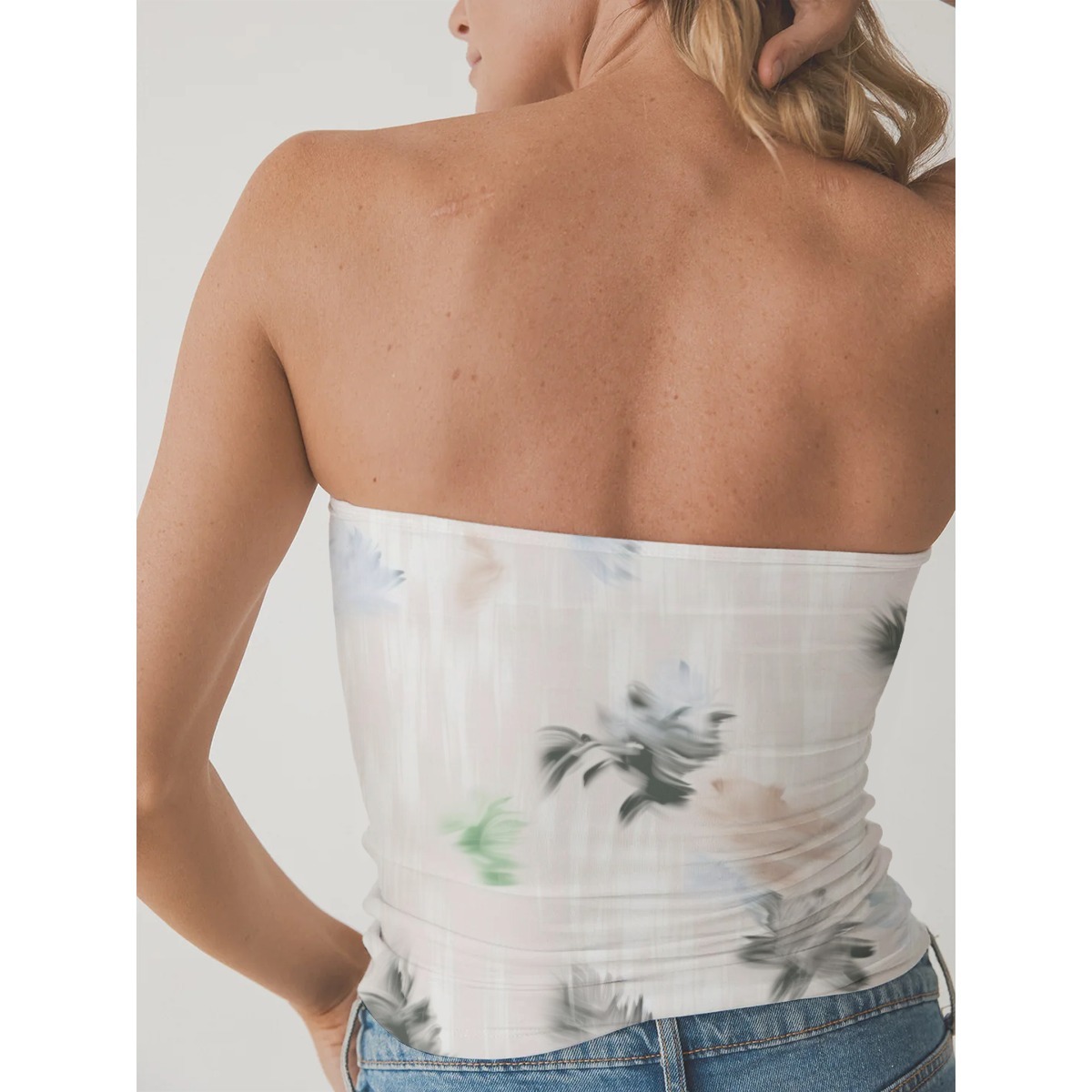 Perfectly Cut Women's Double-Layer Off-Shoulder Top