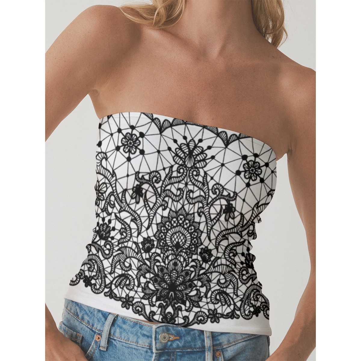 Confidence-Boosting Double-Layer Bandeau Top