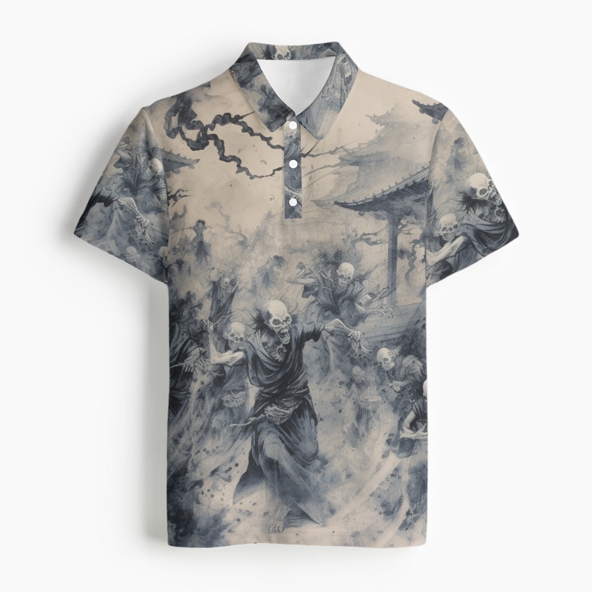 Comfort-Fit Polo Shirt for Men with Durable Microfiber Blend