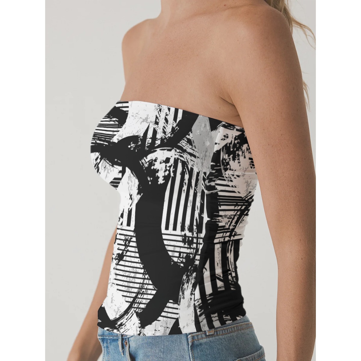 Versatile Fashion Double-Layer Bandeau Top for Women