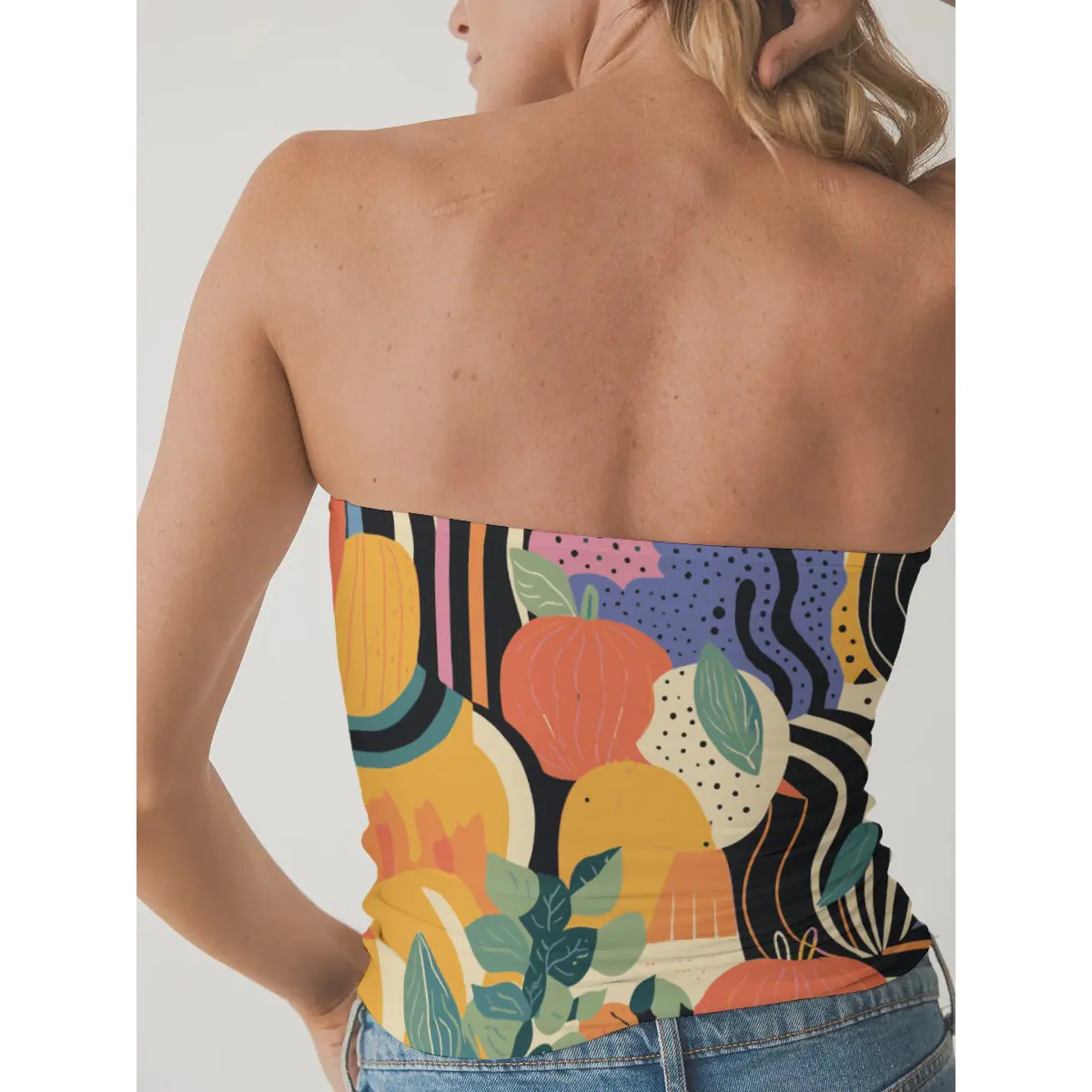 Bold and Stylish Double-Layer Women's Fashion Top