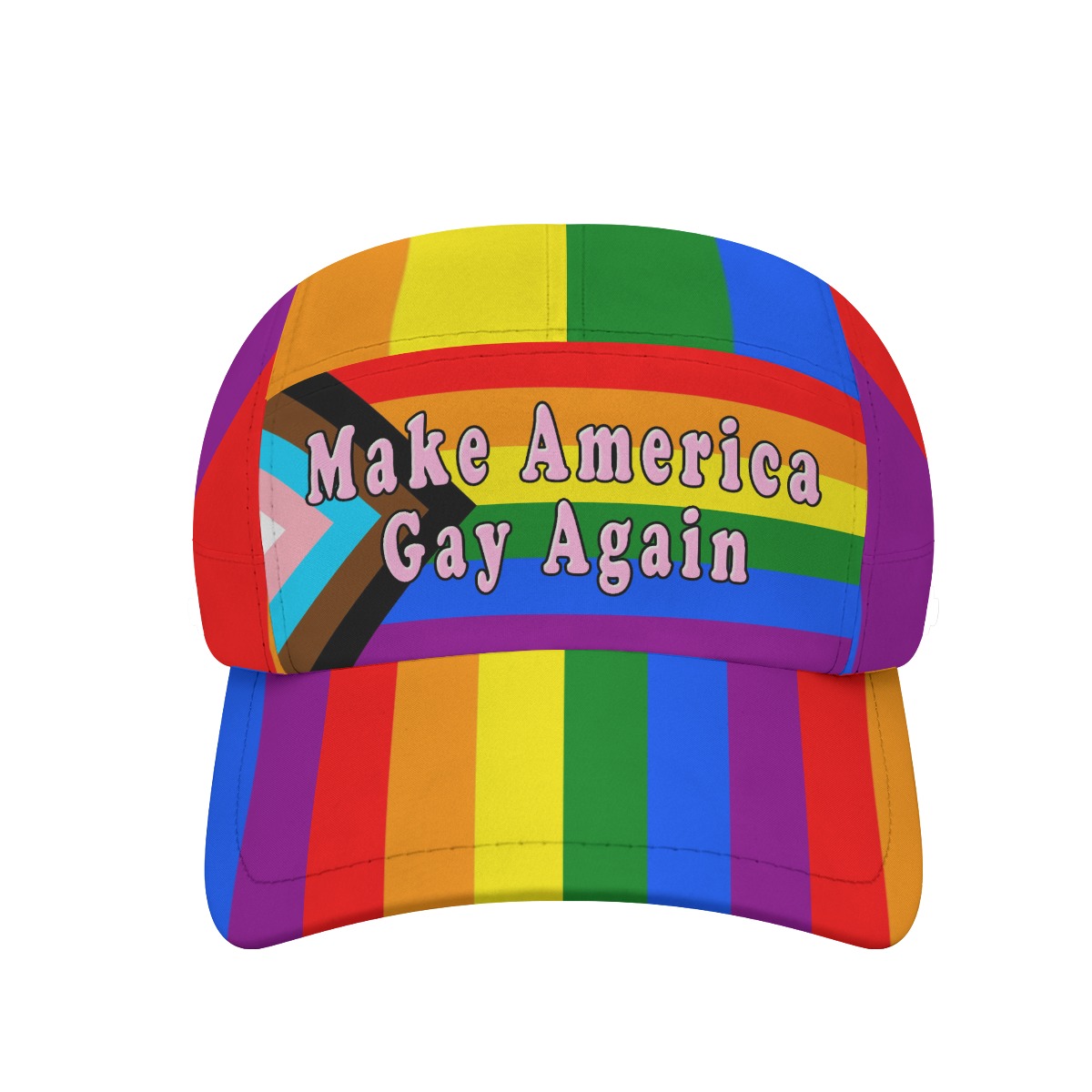 Make America Gay Again LGBTQ+ Hat With Neck Flap