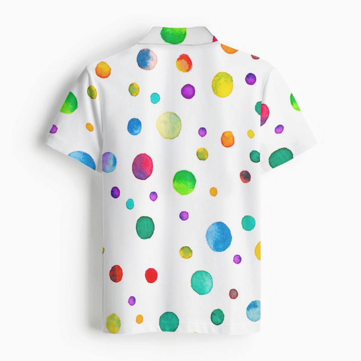 High-Quality All-Over Print Polo for Men with Classic Style