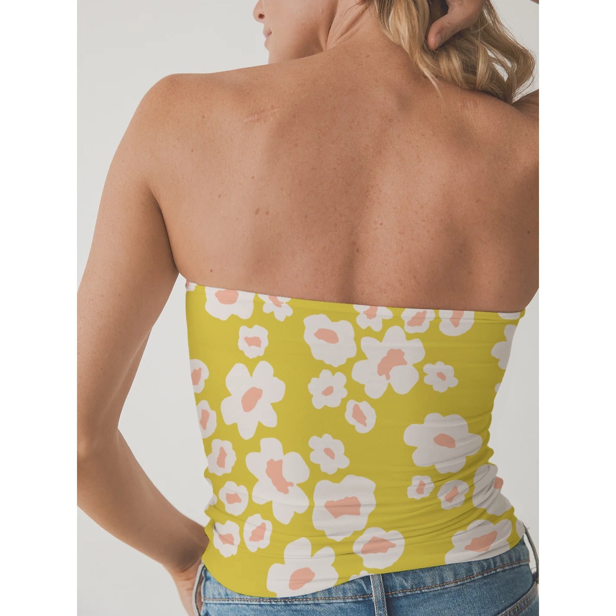 Curve-Loving Women's Double-Layer Tube Top