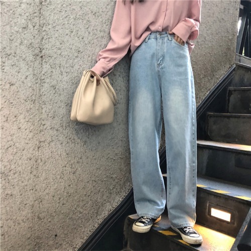Wide Leg Denim Jeans for Women