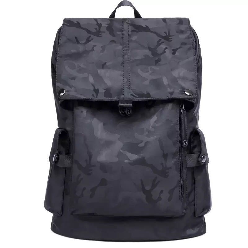 Dark Patterned Travel Backpack