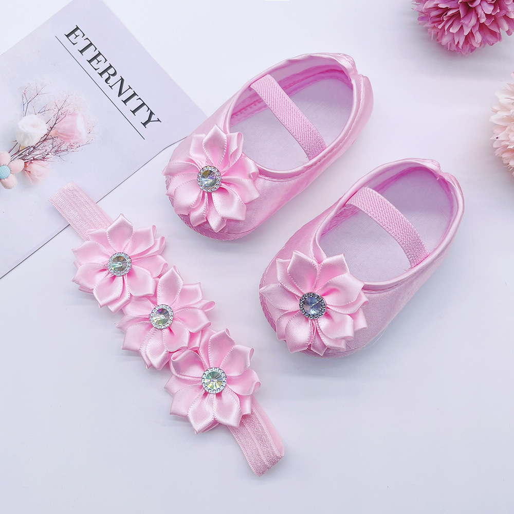 Spring And Autumn New Baby Princess Shoes 0-1 Years Old Baby Shoes Cloth Bottom Pumps 3-5-8-9-10 Months Toddler Shoes