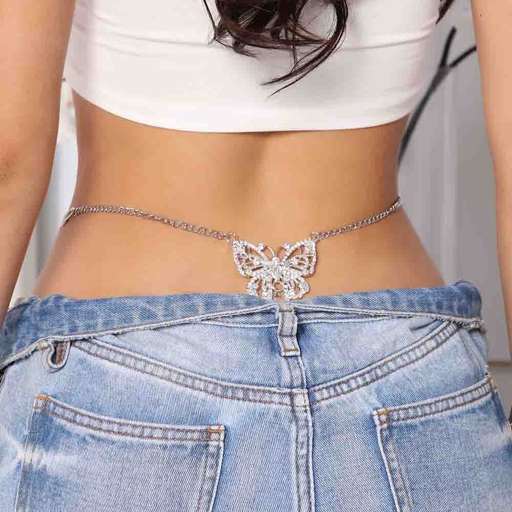 Butterfly Rhinestone Underwear Cutout - Image 8