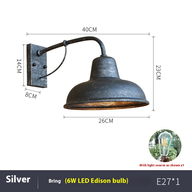 Retro LED Outdoor Wall Lamp - Image 5