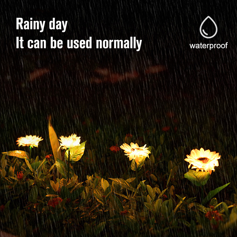 LED Solar Sunflower Lamps Solar Light Decorative Lights - Image 4