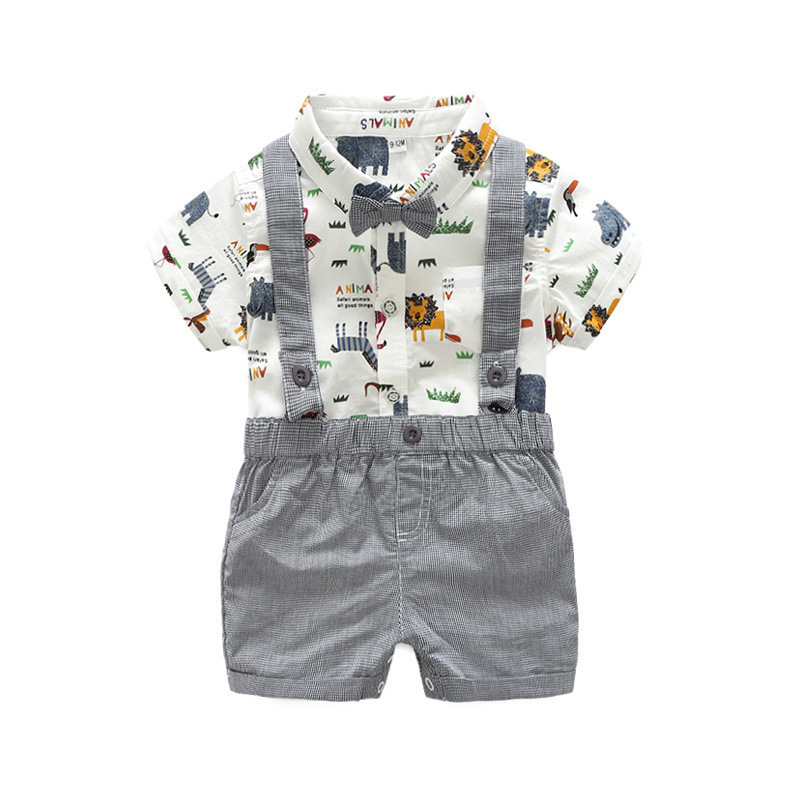 Kids Suit with Bowtie Males children wear