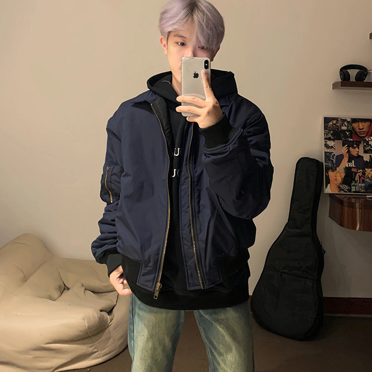 Retro Pilot Jacket Men's High-grade Spring And Autumn