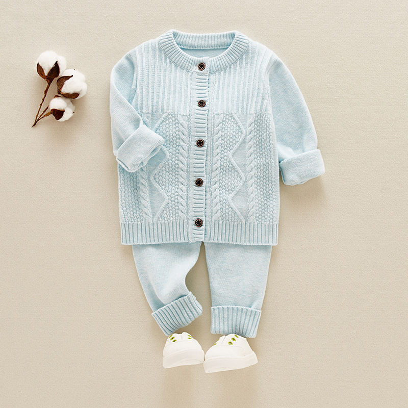 Infant Sweater Cotton Knitted Children's Suit 0-2 Years Old Men And Women