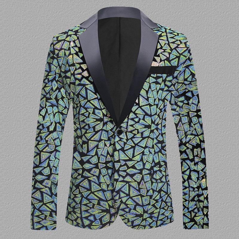 Velvet Men's Sequined Performance Blazer