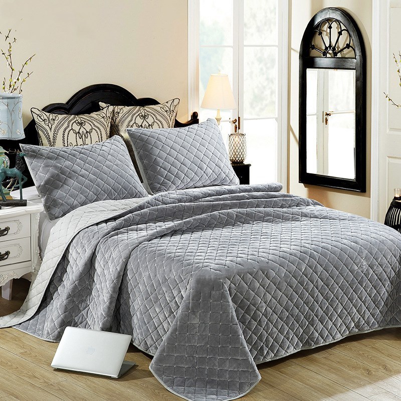 Quilted AB Version European Bedspread Bed Pure Cotton