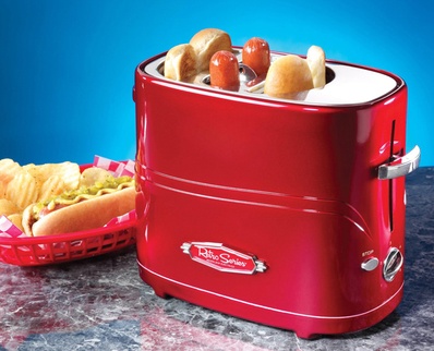 Nostalgia home automatic mini hot dog breakfast machine sausage machine toaster
