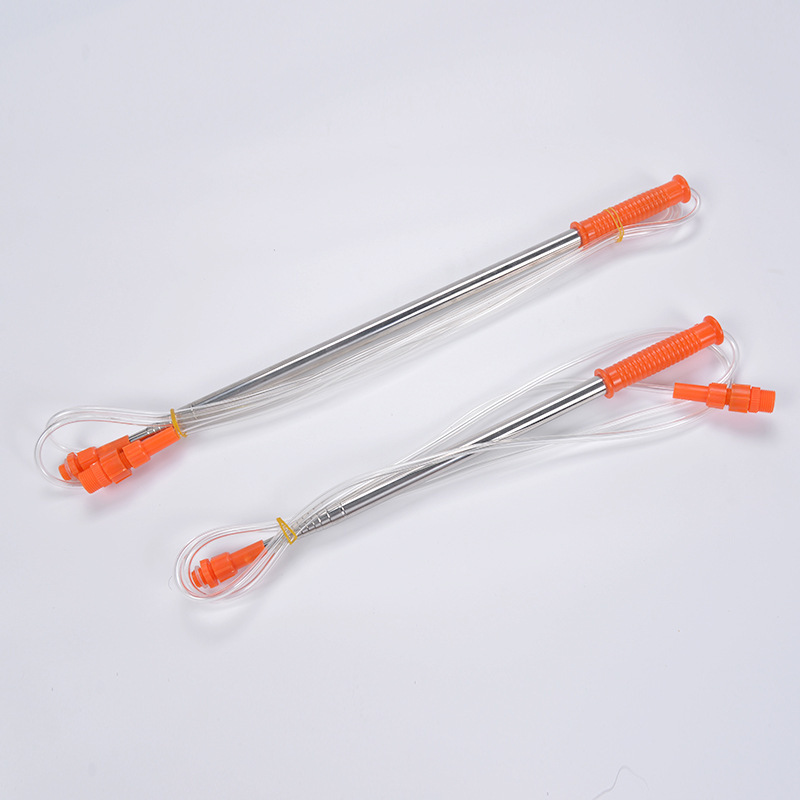 Stainless steel telescopic fishing rod