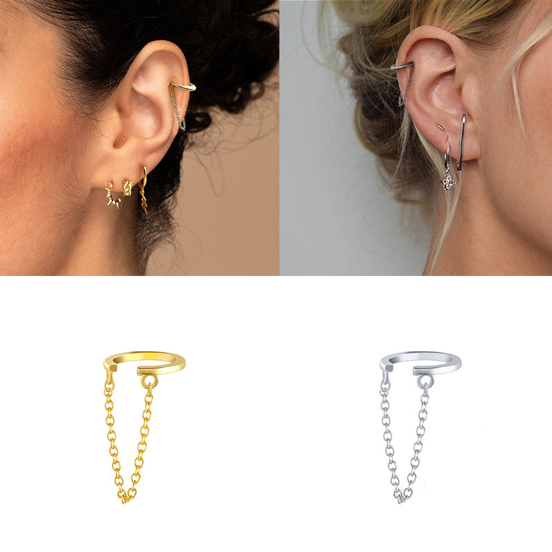 Single ear buckle Earring