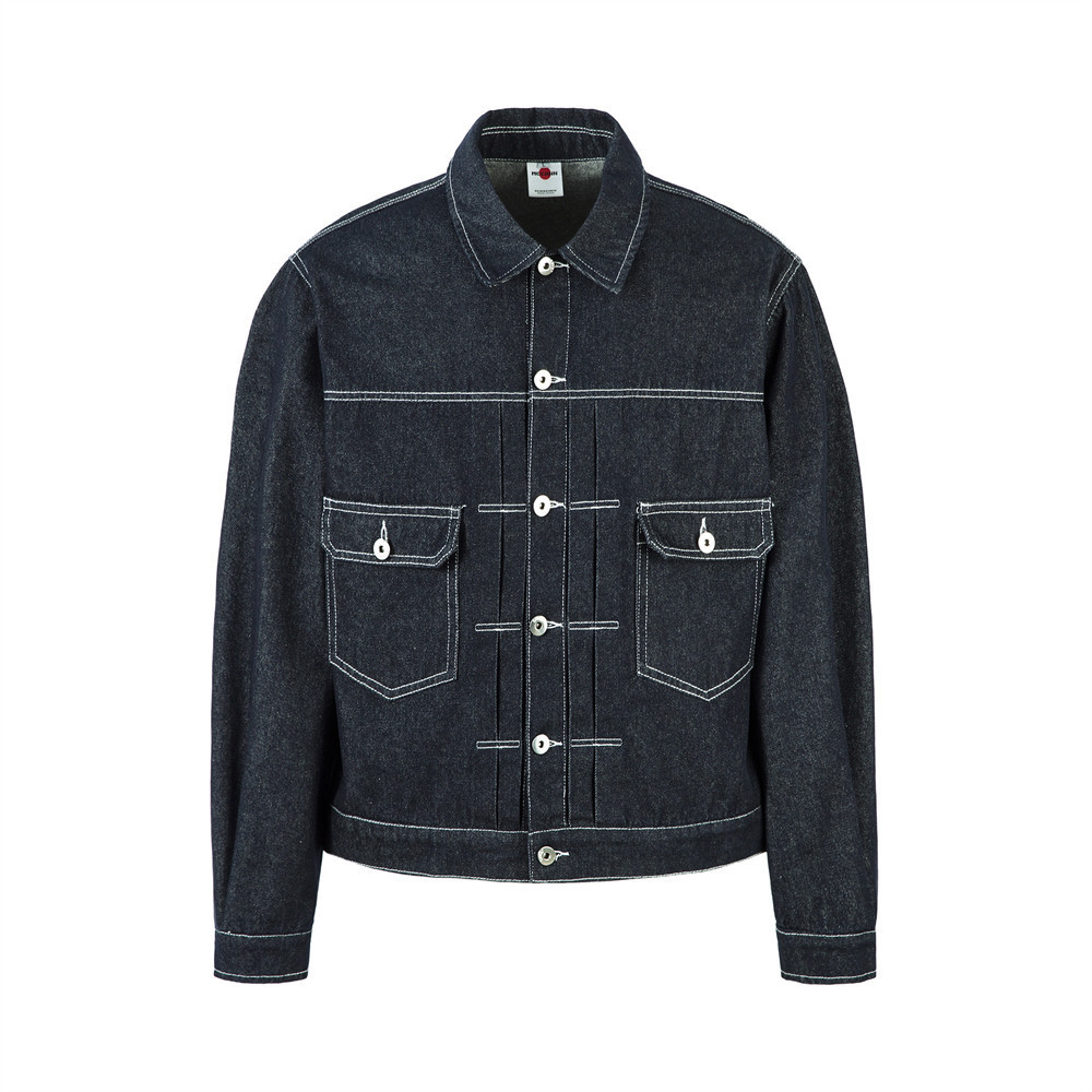 Men's Loose Short Denim Coat
