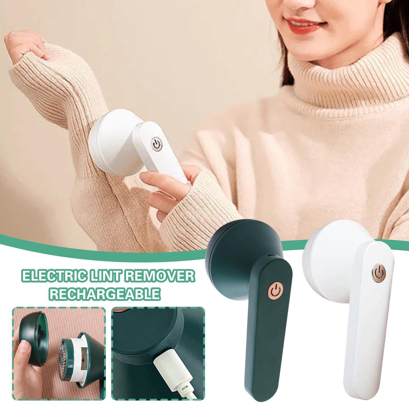 USB Rechargeable Electric Lint Remover Rechargeable, Portable Fluff Pellet Remover