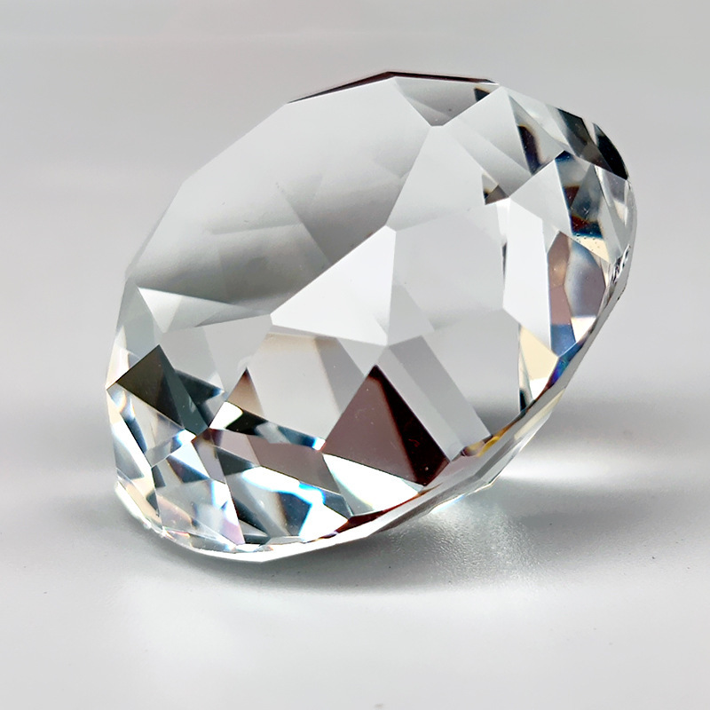 Transparent Simulated Crystal Diamond 14mm-200mm Glass