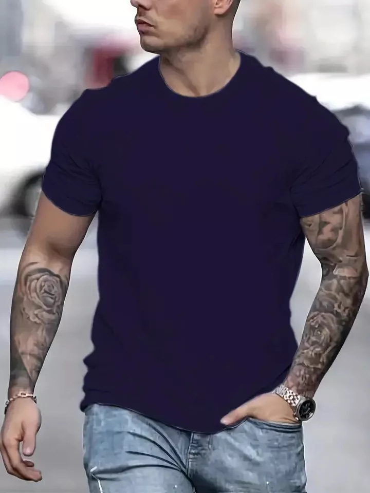 Men's Cotton Casual Short Sleeve - Image 5