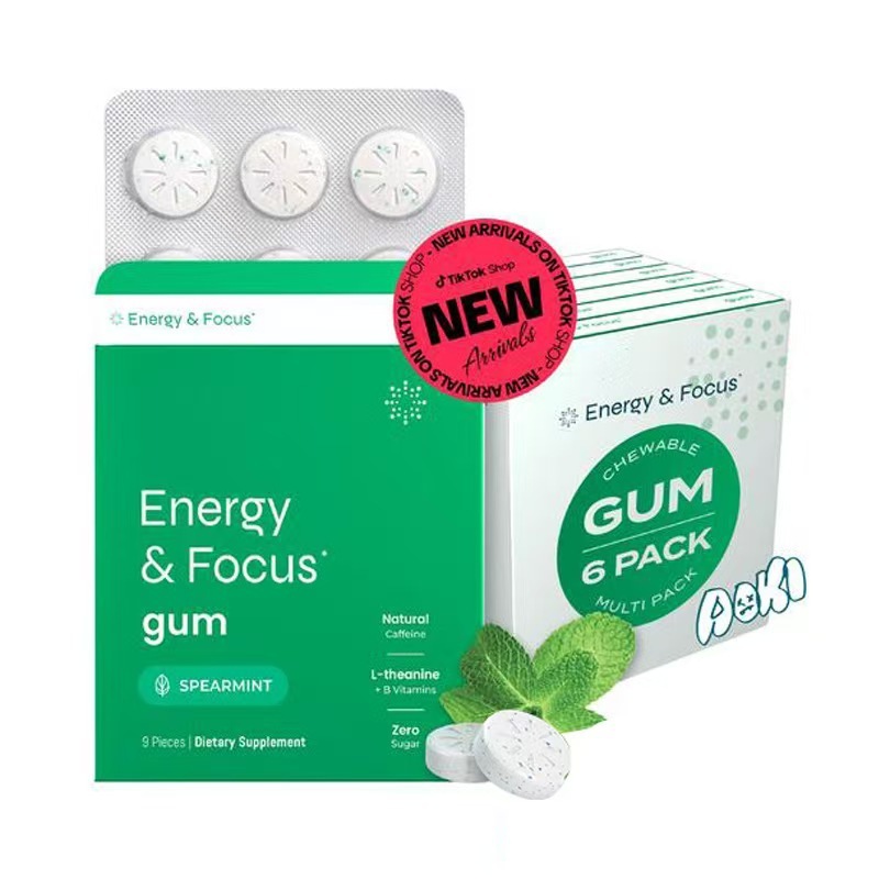 Theanine Mint Coffee Press Candy Vitamin B12