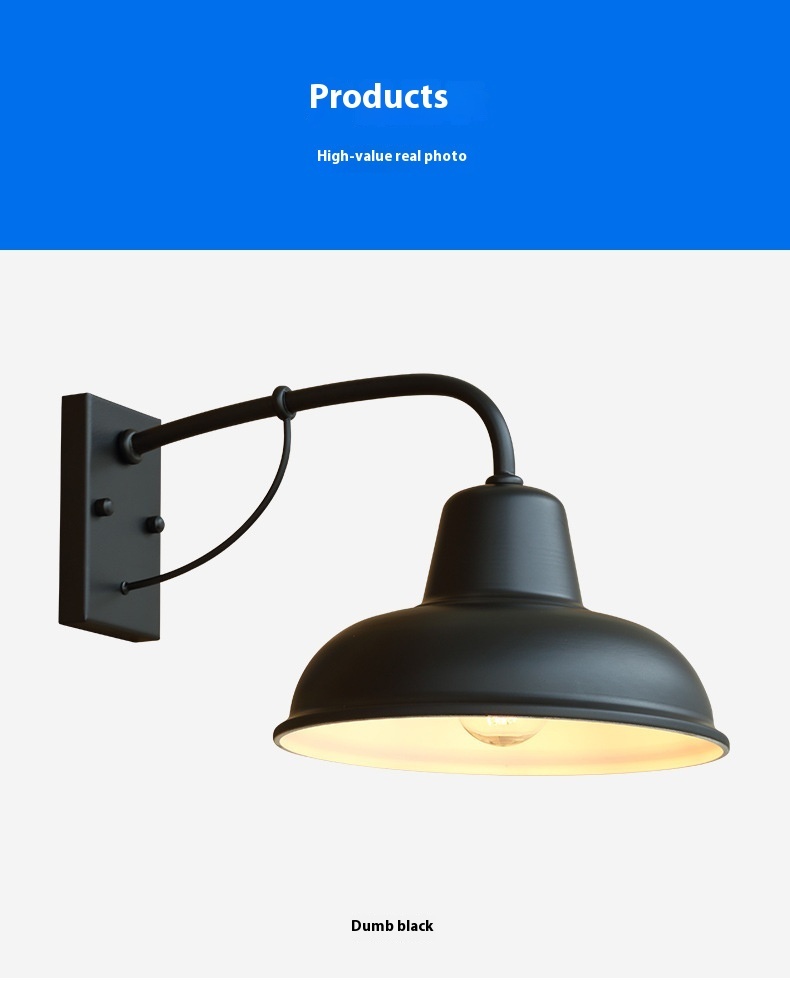 Retro LED Outdoor Wall Lamp - Image 9