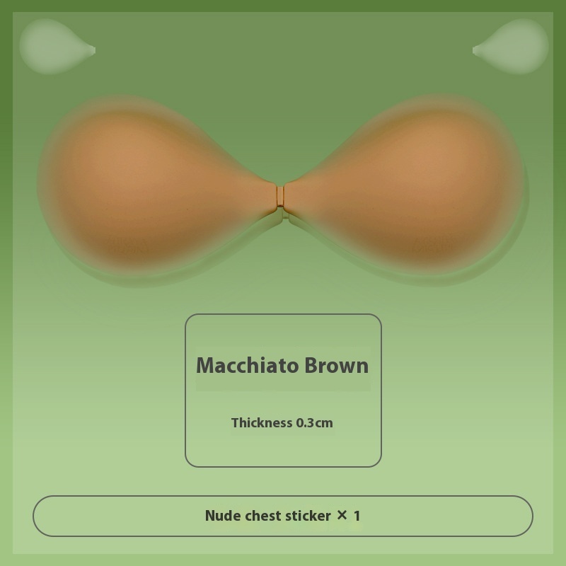 One-piece Solid State Silicone Bra Summer Lightweight - Image 7