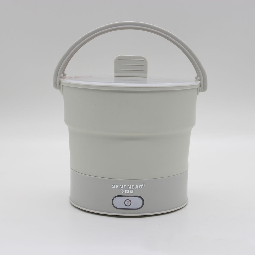 NEW Portable Folding Hot Pot Electric Cooker Skillet Kettle Heated Food Container Portable Rice Cooker Used In House 220V