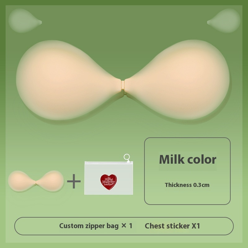 One-piece Solid State Silicone Bra Summer Lightweight - Image 9