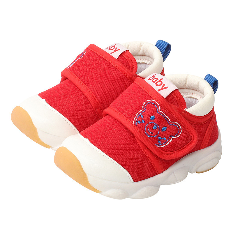 0-1-3 Years Old Soft-soled Autumn Cotton Female Baby Shoes